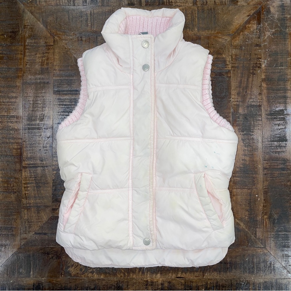 Zara Kids Gris Pink Puffer Vest Size Small /122 Cm 5 Years
